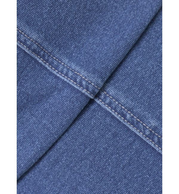 GYDA「GD SIDE 2ラインカットデニムベアワンピース【SETUP着用可】」|ワンピース|