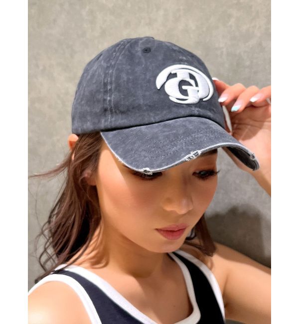 GYDA「GD embroidery CAP」|キャップ・キャスケット|ブラック