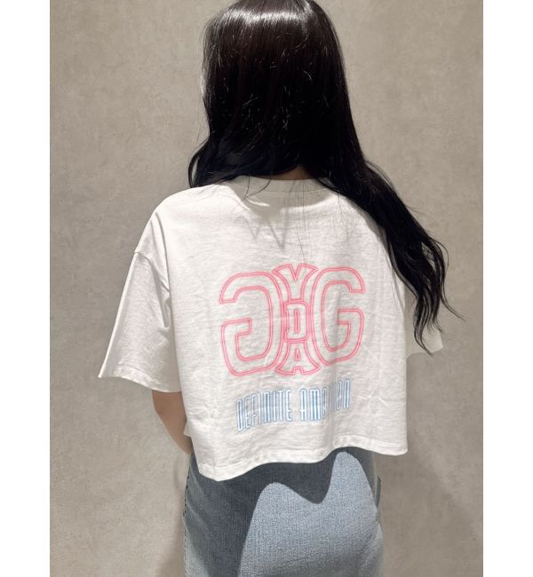 GYDA「Symmetry GYDA NEONショートTシャツ」|Tシャツ・カットソー|オフホワイト