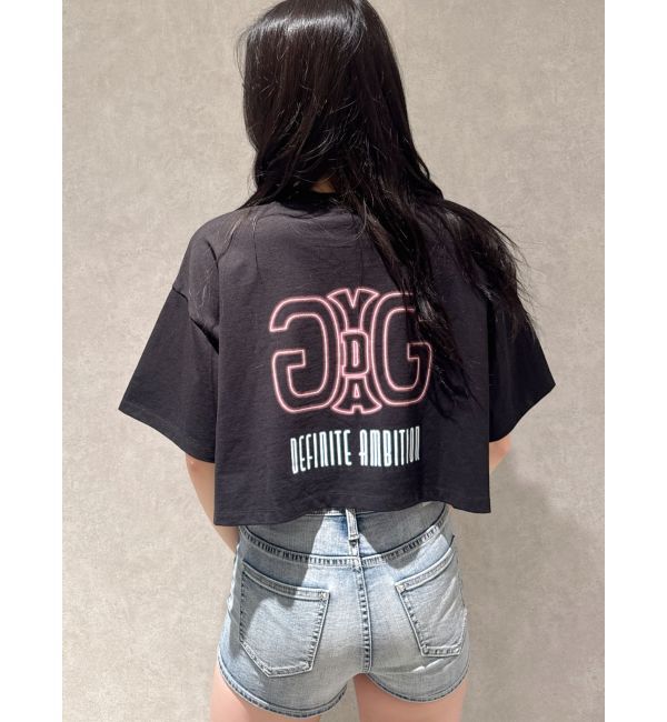 GYDA「Symmetry GYDA NEONショートTシャツ」|Tシャツ・カットソー|ブラック