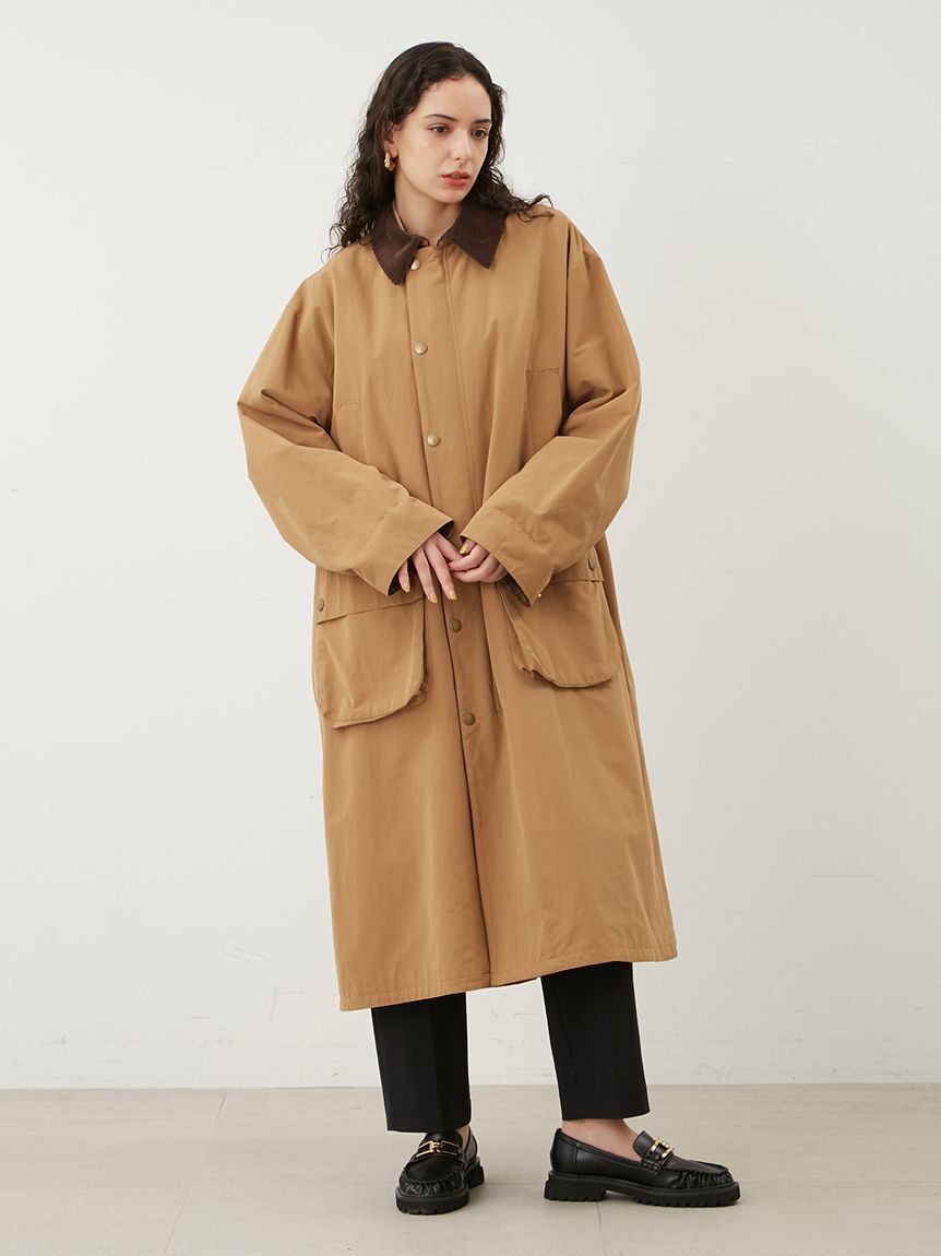 Mila Owen「【別注】<Barbour>ロングコート」|ミリタリー・モッズコート|