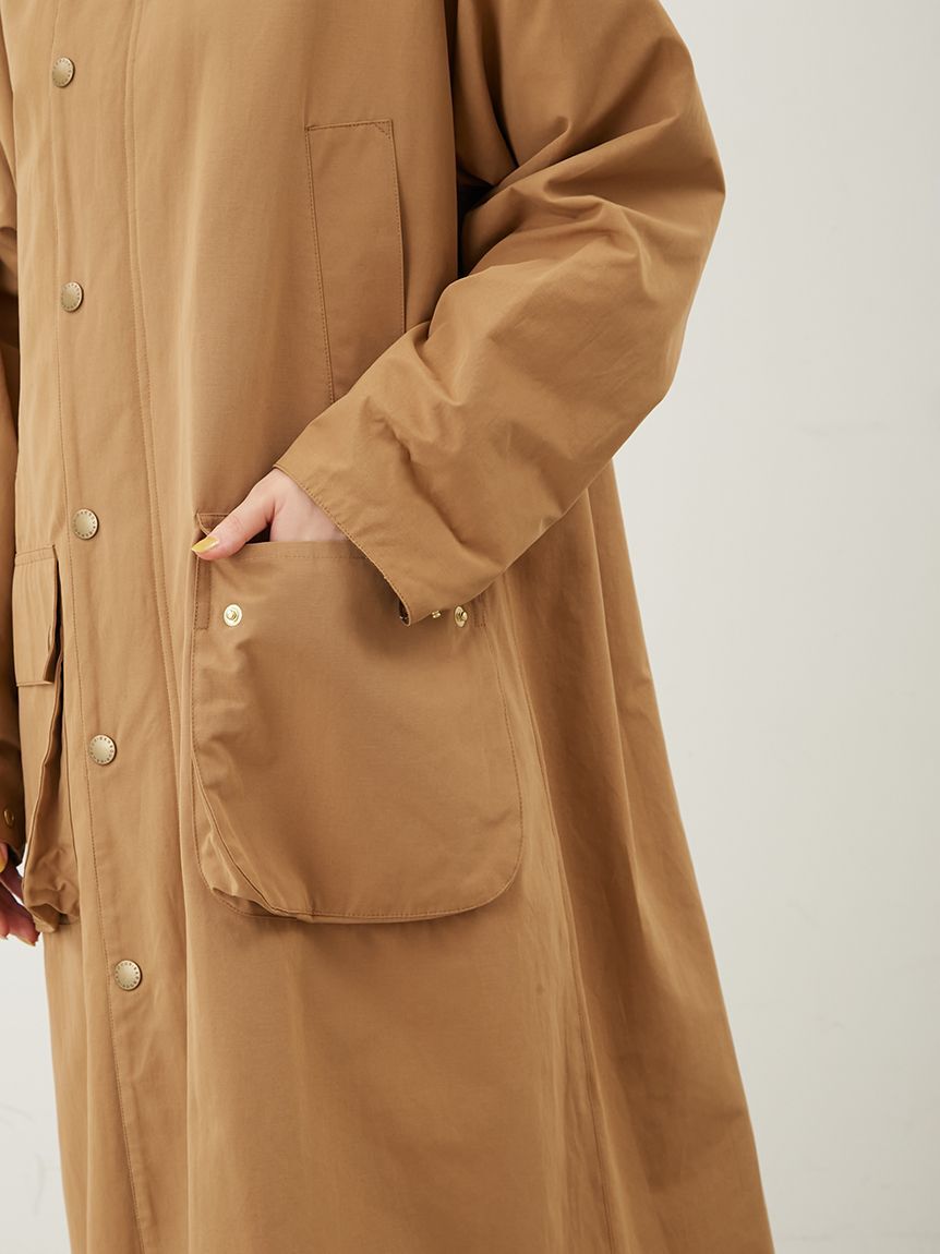 Mila Owen「【別注】<Barbour>ロングコート」|ミリタリー・モッズコート|