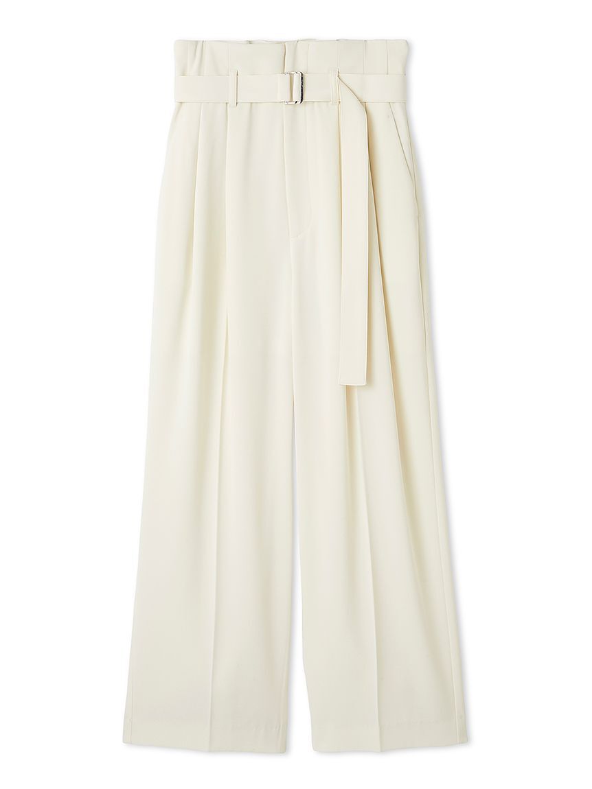 Mila Owen「【UV加工】ドライタッチペーパーバッグパンツ」|チノ|