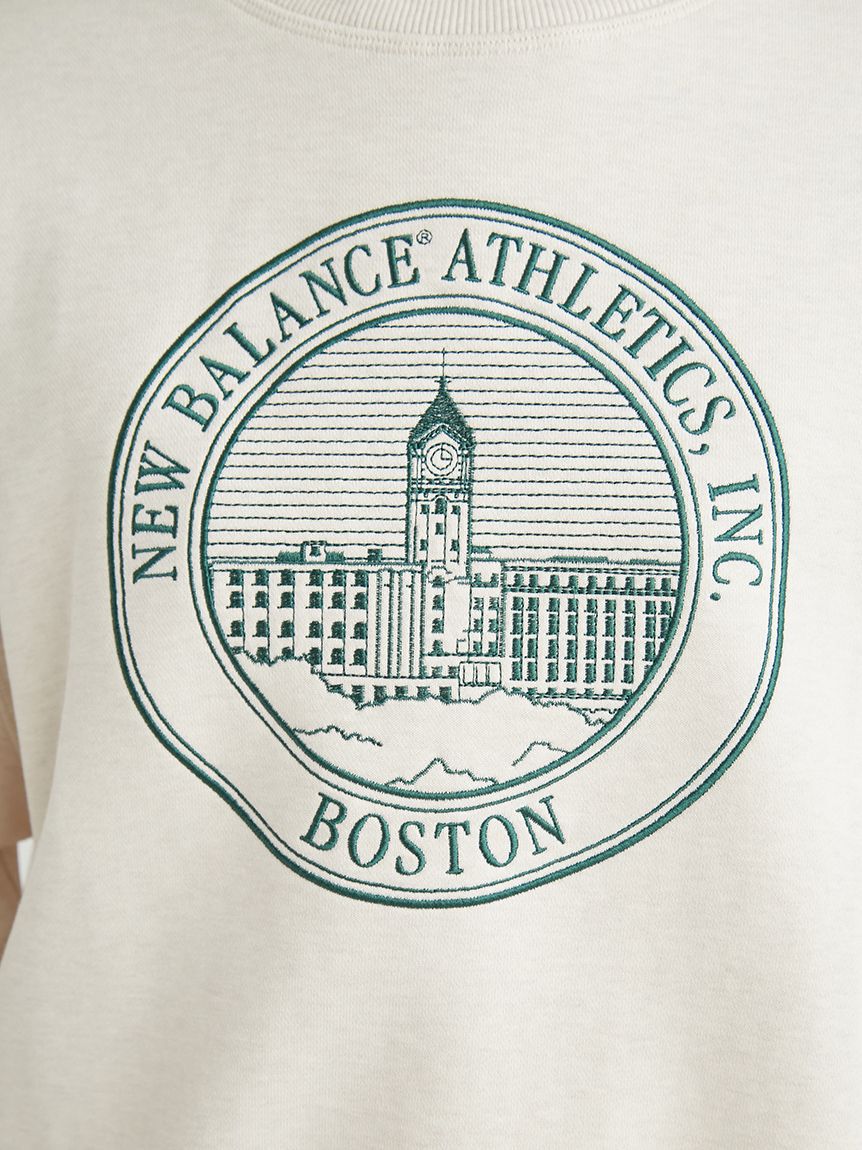 NEW BALANCE 「【New balance for emmi】Athletics フレンチテリーオーバーサイズド Crestクルー」|スウェット・ジャージ|