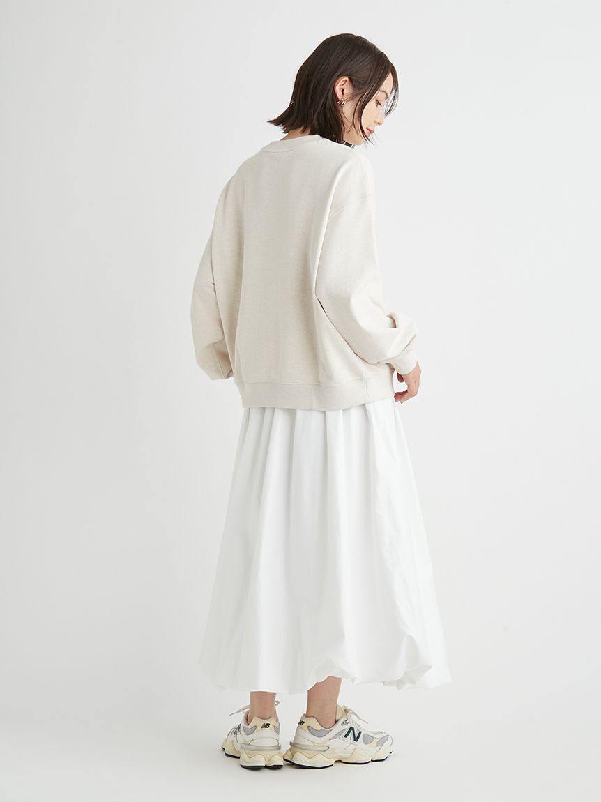 NEW BALANCE 「【New balance for emmi】Athletics フレンチテリーオーバーサイズド Crestクルー」|スウェット・ジャージ|