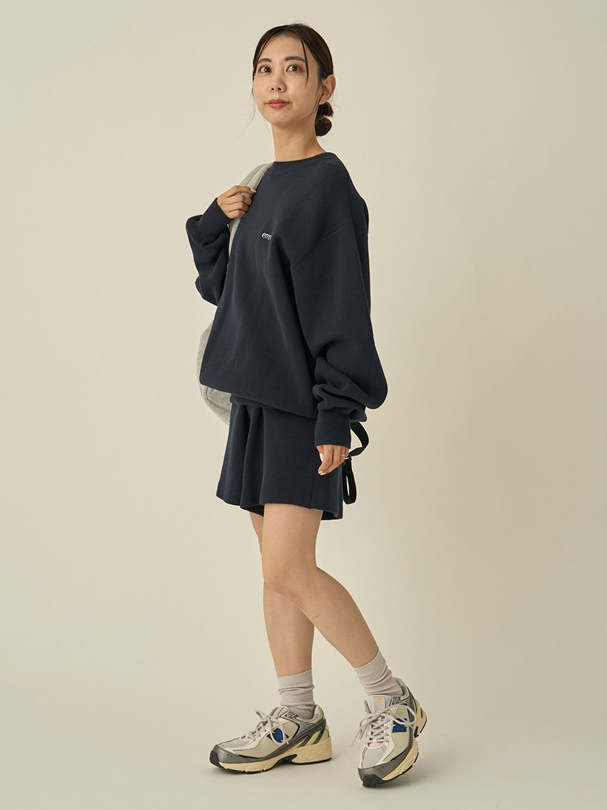 emmi atelier「ポンチギャザーボディーバックパック」|リュック|