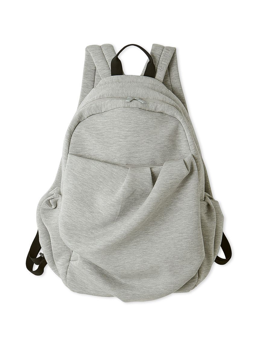 emmi atelier「ポンチギャザーボディーバックパック」|リュック|