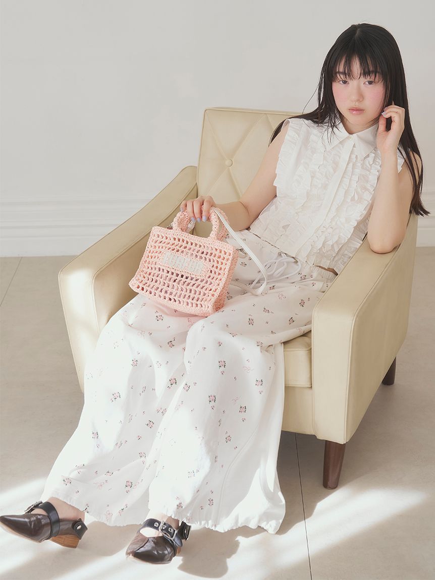 FURFUR「【限定カラー】フラワープリントスウェットワイドパンツ」|その他|