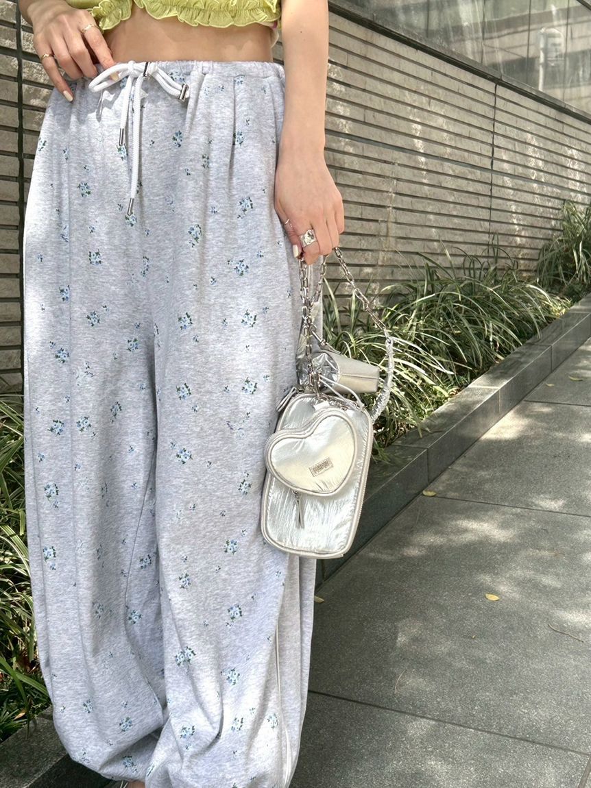 FURFUR「【限定カラー】フラワープリントスウェットワイドパンツ」|その他|