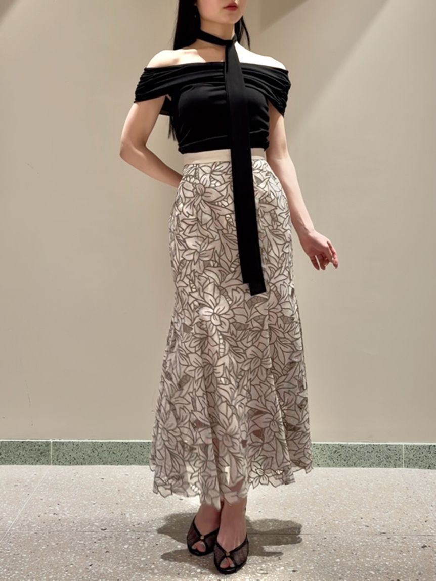 SNIDEL「ギャザーアシメカットプルオーバー」|Tシャツ・カットソー|