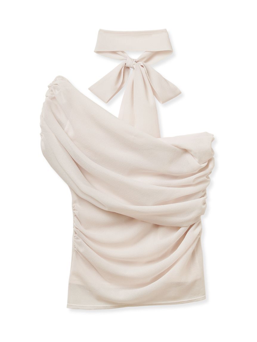 SNIDEL「ギャザーアシメカットプルオーバー」|Tシャツ・カットソー|