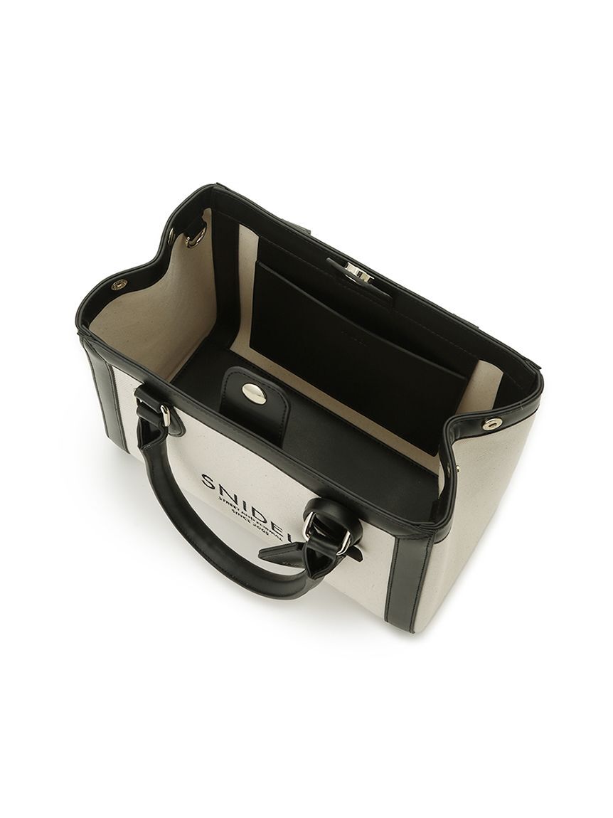 SNIDEL「キャンバスロゴバッグ」|ハンドバッグ|