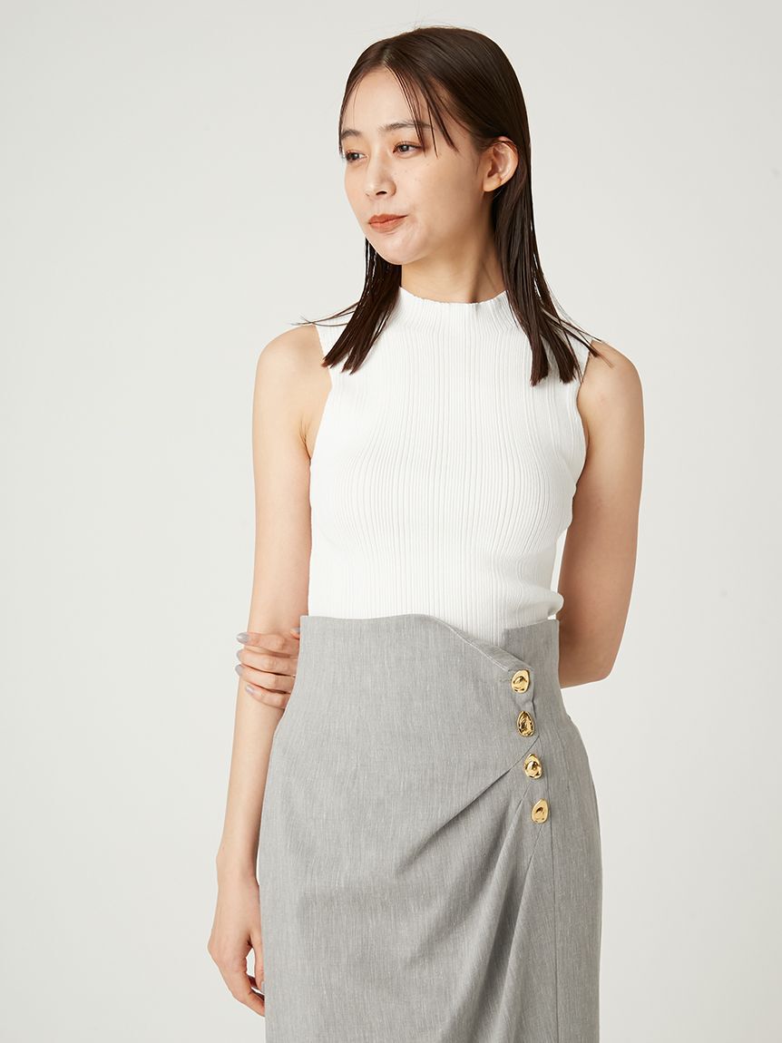 FRAY I.D「ドライタッチノースリーブニット／ウォッシャブル」|ニット・セーター|