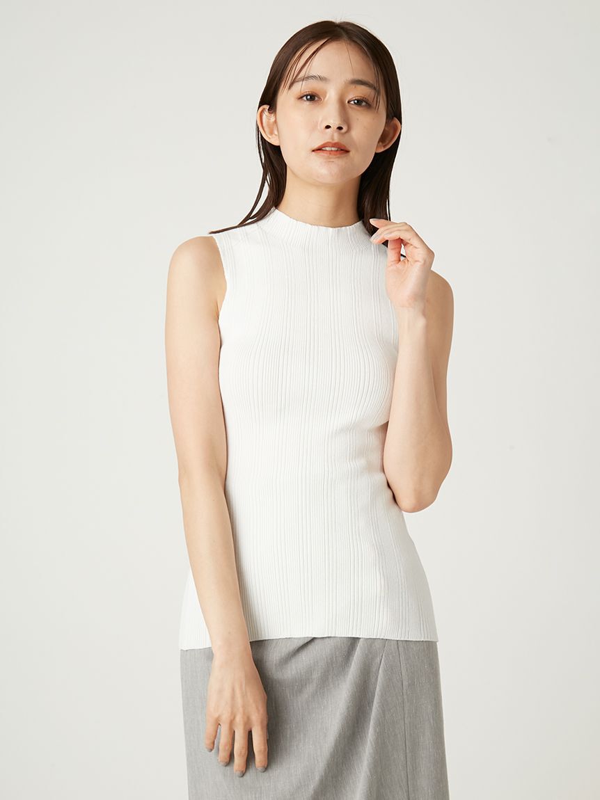 FRAY I.D「ドライタッチノースリーブニット／ウォッシャブル」|ニット・セーター|