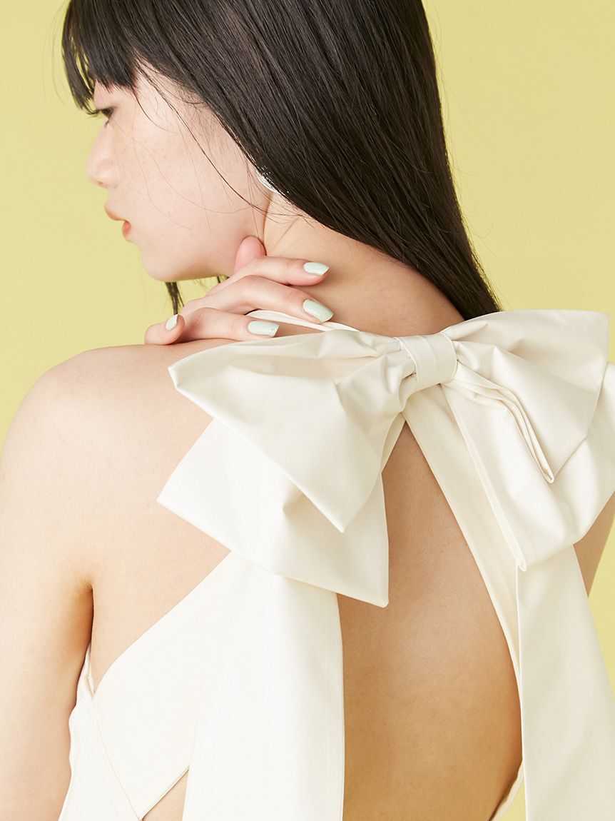 LILY BROWN Lingerie「【LILY BROWN Lingerie】バックリボンボディスーツ」|キャミソール|