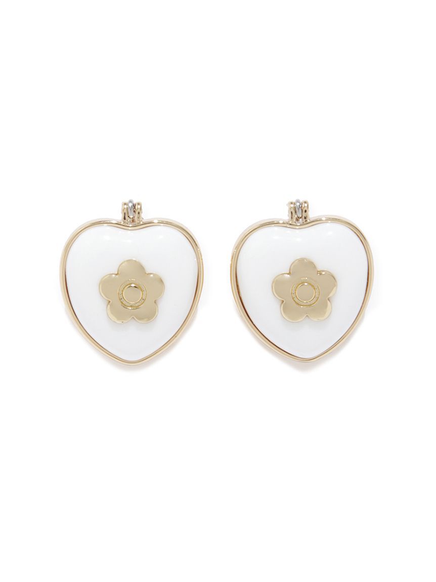 LILY BROWN「【LILY BROWN&times;MARY QUANT】デイジーモチーフカラーピアス」|ピアス|WHT