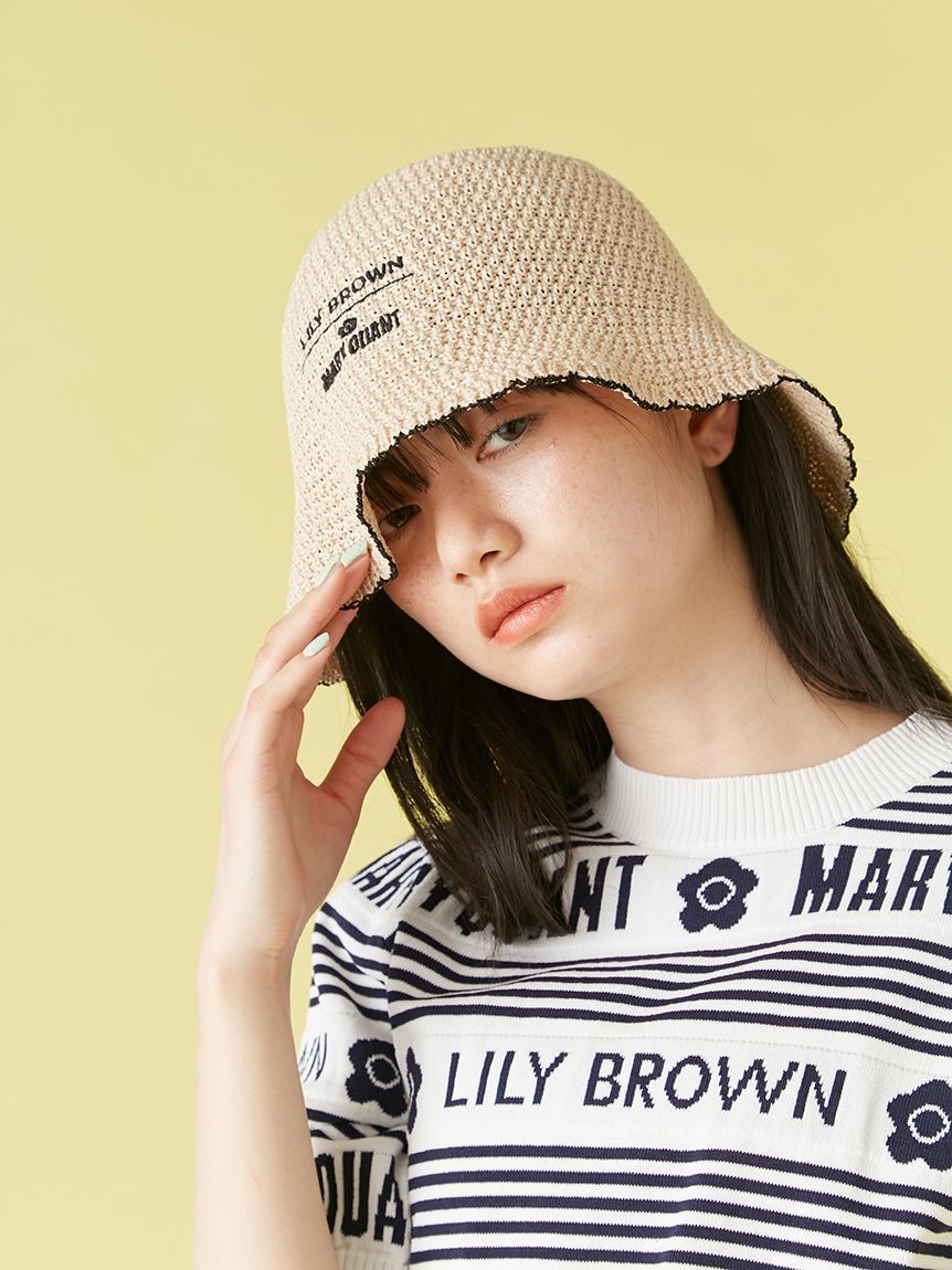 LILY BROWN「【LILY BROWN&times;MARY QUANT】サマーバケットハット」|ハット|
