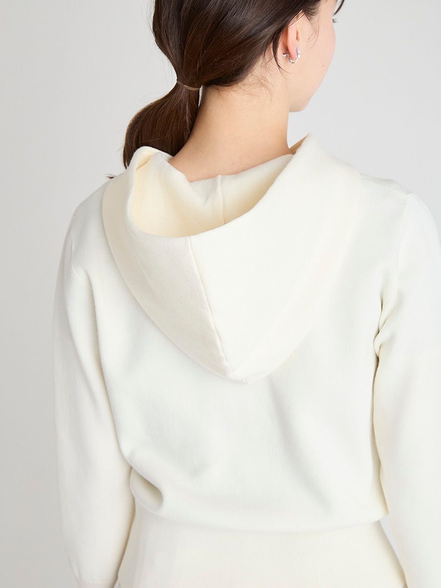 CELFORD「デコラティブニットフーディ」|パーカー|