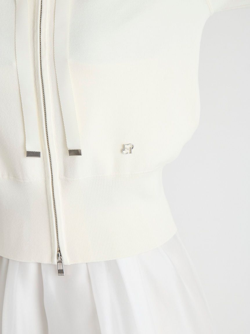 CELFORD「デコラティブニットフーディ」|パーカー|