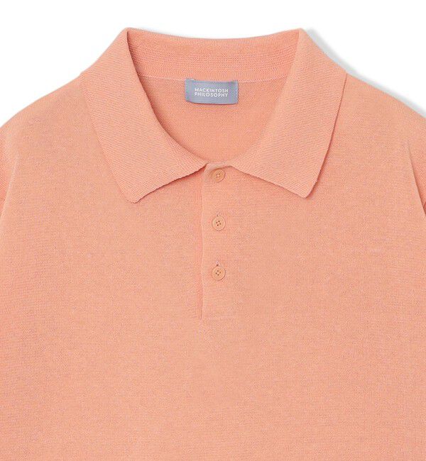 MACKINTOSH PHILOSOPHY「GREY LABEL リネンミックスニットポロ」|ニット・セーター|