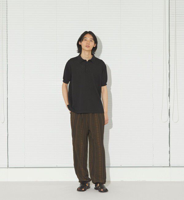 MACKINTOSH PHILOSOPHY「GREY LABEL リネンミックスニットポロ」|ニット・セーター|