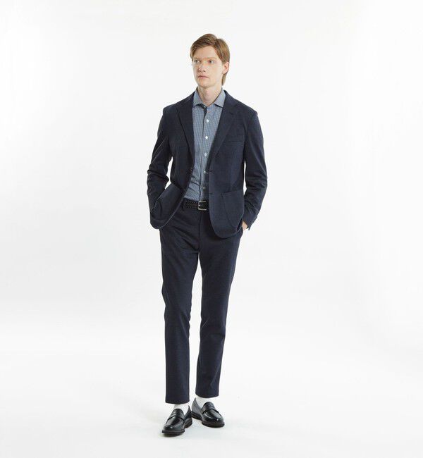 MACKINTOSH PHILOSOPHY「テーラードジャージー ジャケット ダブルジャージー裏メッシュ」|テーラードジャケット|