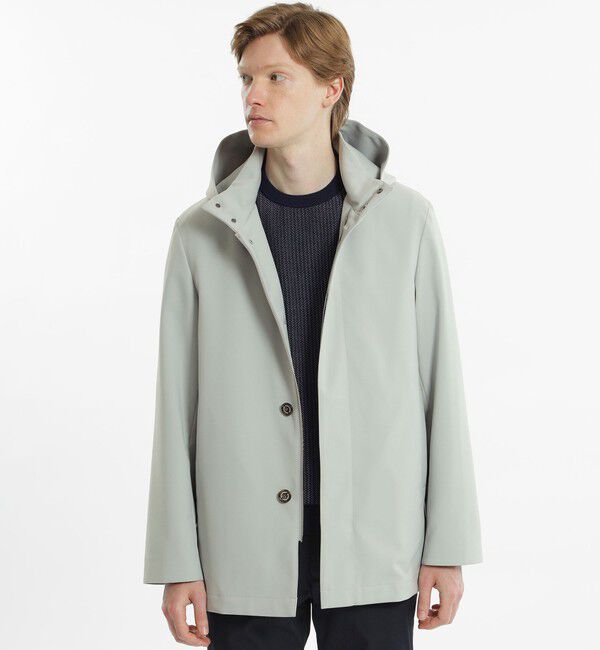 MACKINTOSH PHILOSOPHY「バックコーティングツイル BELFAST（ベルファスト）ショート」|ブルゾン・スタジャン|グレー