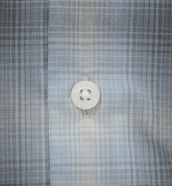 MACKINTOSH PHILOSOPHY「ショートレギュラーカラーシャツ オンブレチェック」|シャツ・ブラウス|