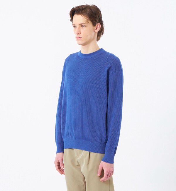 MACKINTOSH PHILOSOPHY「クルーネックプルオーバー 畔調ファインニット」|ニット・セーター|