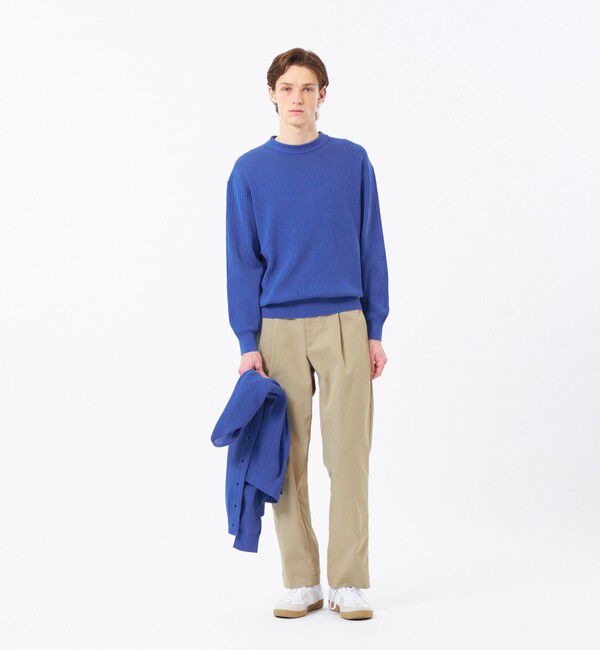 MACKINTOSH PHILOSOPHY「クルーネックプルオーバー 畔調ファインニット」|ニット・セーター|