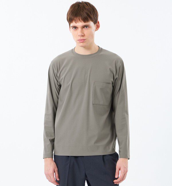 MACKINTOSH PHILOSOPHY「クルーネックロンT イージークロス」|Tシャツ・カットソー|グレー