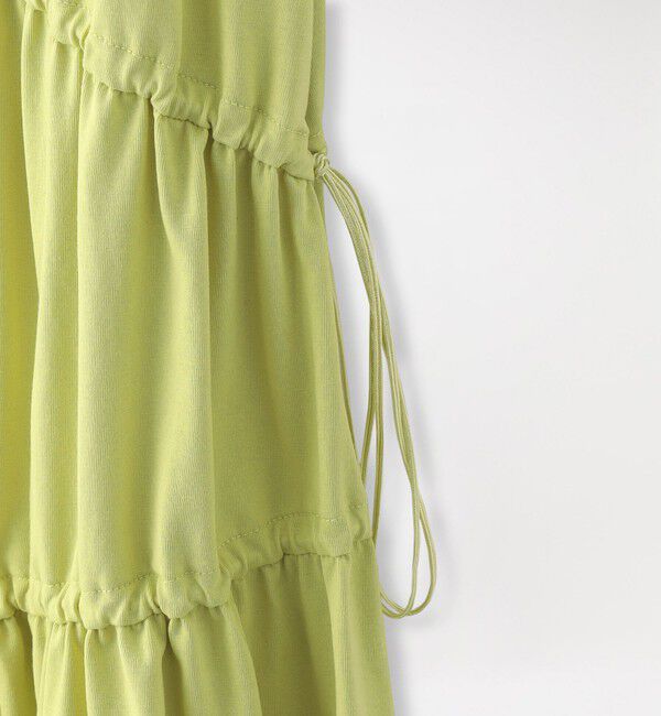  「ギャザーノースリーブワンピース」|ワンピース|