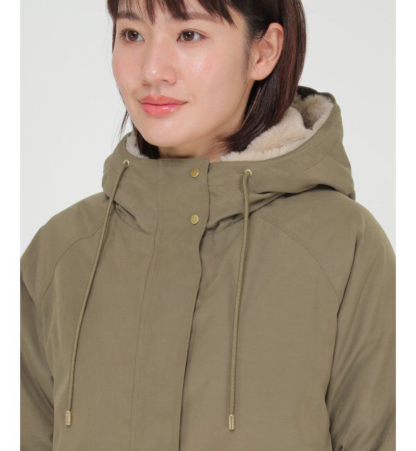 ikka「ボアライナー3WAYマウンテンパーカー」|ブルゾン・スタジャン|