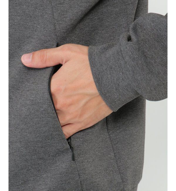 ikka「テックストレッチジップパーカー」|カーディガン|