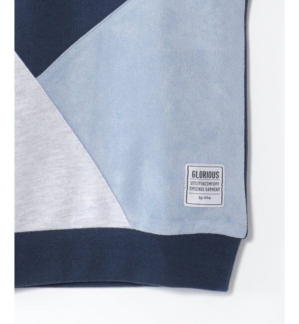 ikka kids「フェイクスエード切り替えトレーナー（120~160cm）」|Tシャツ・カットソー|