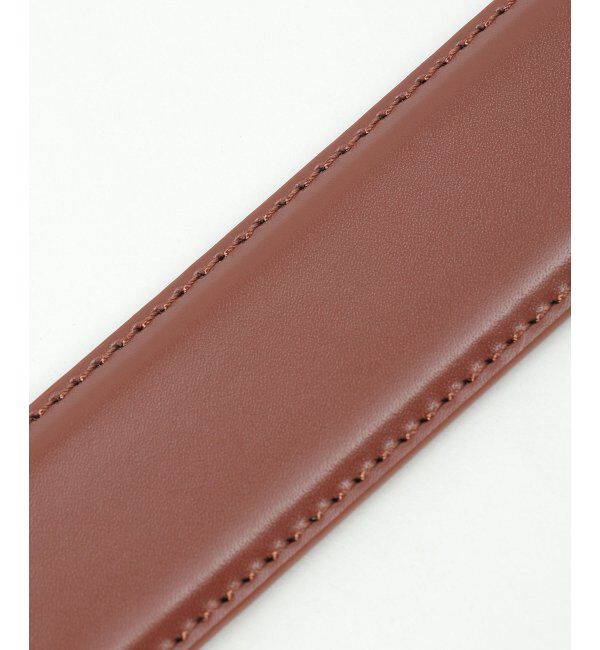 ikka「35mmキーリットレザーベルト」|ダウンベスト・ベスト|