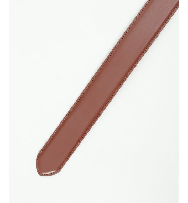 ikka「35mmキーリットレザーベルト」|ダウンベスト・ベスト|