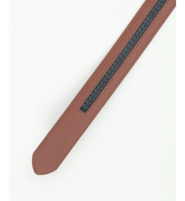 ikka「35mmキーリットレザーベルト」|ダウンベスト・ベスト|