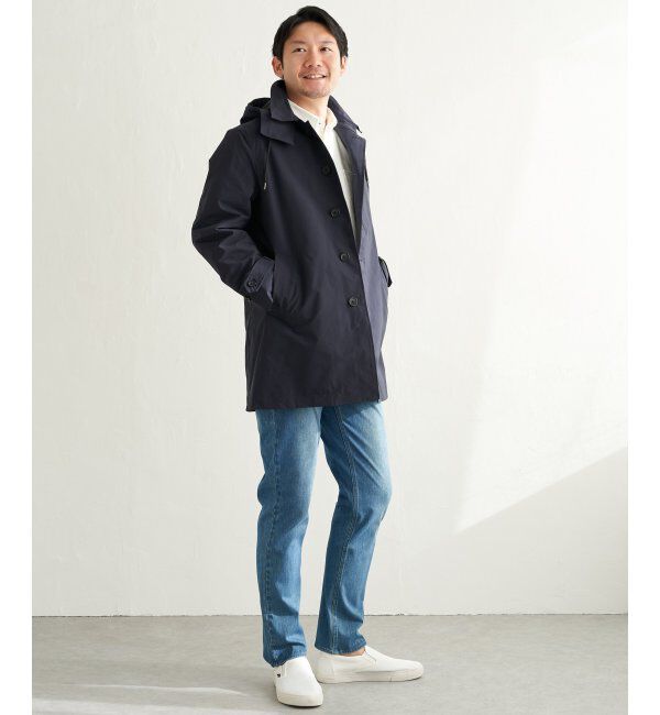 IKKA LOUNGE「撥水フードステンカラーコート」|その他|