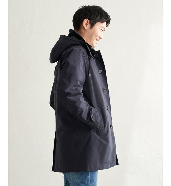 IKKA LOUNGE「撥水フードステンカラーコート」|その他|