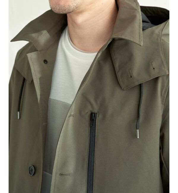 IKKA LOUNGE「撥水フードステンカラーコート」|その他|