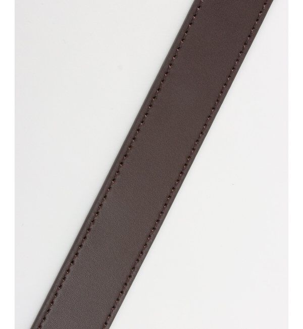 ikka「30mm Wカンレザーベルト」|ダウンベスト・ベスト|