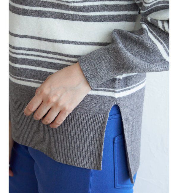 ikka「総針ボートネックプルオーバー」|プルオーバー|