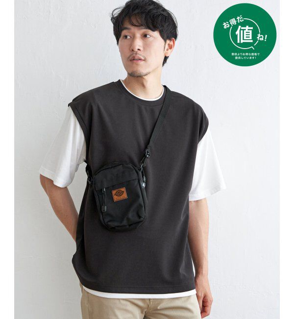 ikka「速乾COOLフェイクベストＴシャツ」|Tシャツ・カットソー|チャコール