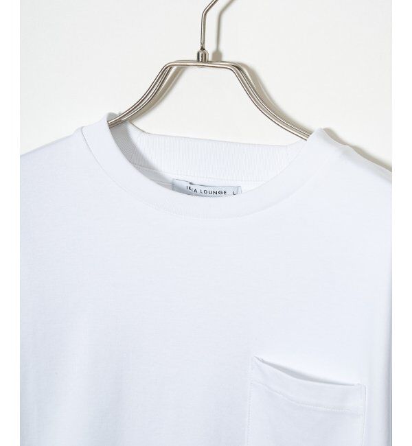 IKKA LOUNGE「ポンチクルーネックジャケットロンＴ」|Tシャツ・カットソー|
