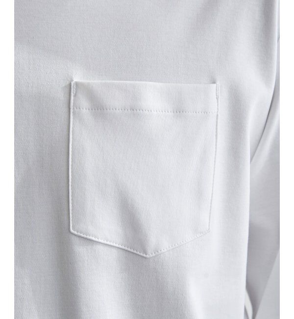 IKKA LOUNGE「ポンチクルーネックジャケットロンＴ」|Tシャツ・カットソー|