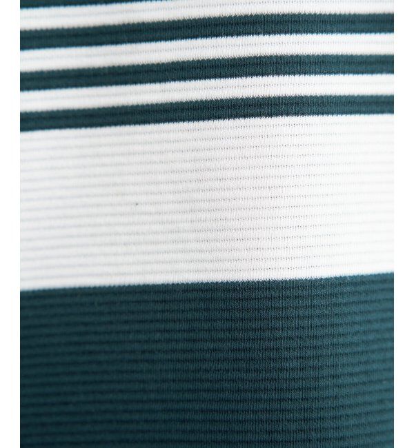 ikka「【雑誌MonoMax4月号掲載】リップルパネルボーダーロンＴ」|Tシャツ・カットソー|