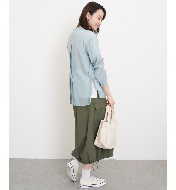 ikka「【雑誌InRed5月号掲載】リップストップカーゴスカート」|スカート|