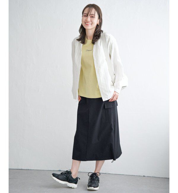 ikka「【雑誌InRed5月号掲載】リップストップカーゴスカート」|スカート|