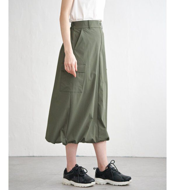 ikka「【雑誌InRed5月号掲載】リップストップカーゴスカート」|スカート|